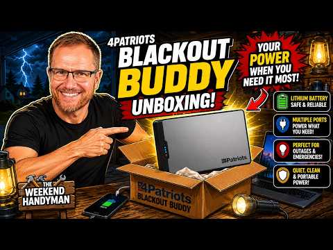 Unboxing the 4Patriots Blackout Buddy Emergency Power Supply! 📦⚡