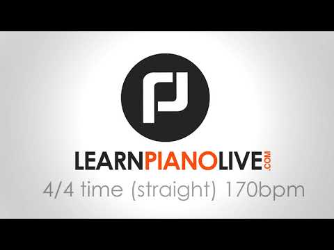 4 4 Time Straight 170 bpm drum track