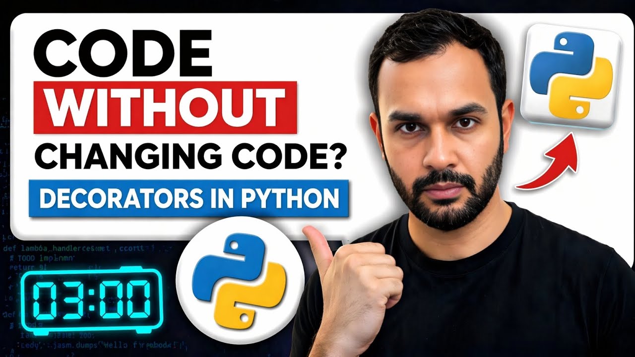 Python Decorators Tutorial | Modify Functions Without Changing Code ...