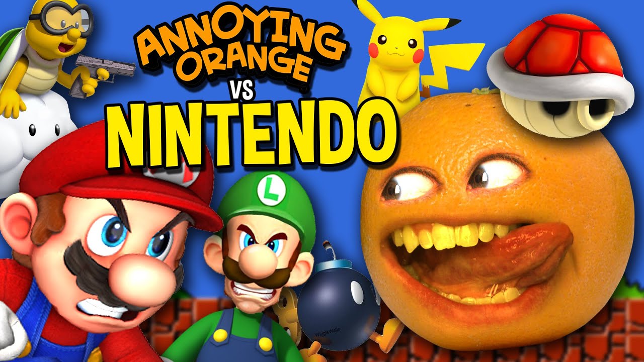 Annoying Orange vs Nintendo (Supercut)