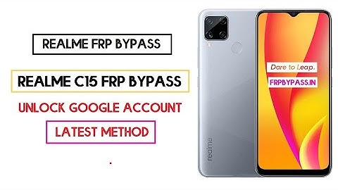 Realme C15  FRP BYPASS , PIN PASSWORD PATTERN REMOVAL *#813# not work (Rmx2180) C12 C11
