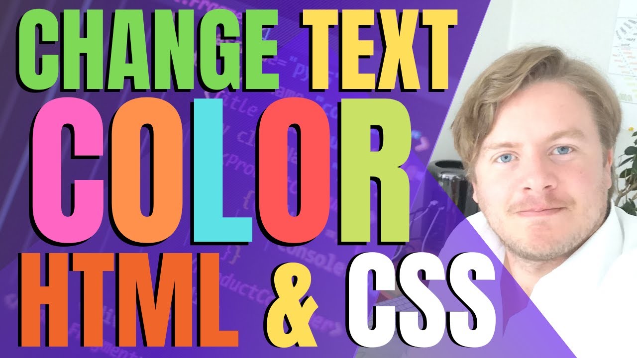 โค้ดสี html  2022 Update  How to Change Text Color in HTML and CSS 2021