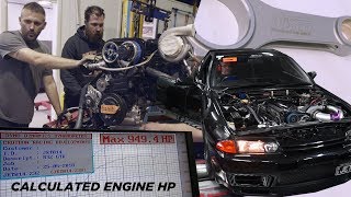 1000 engine HP GT-R Budget Built RB26 Pt2 - Truth about rods, bolts and studs and dyno time!