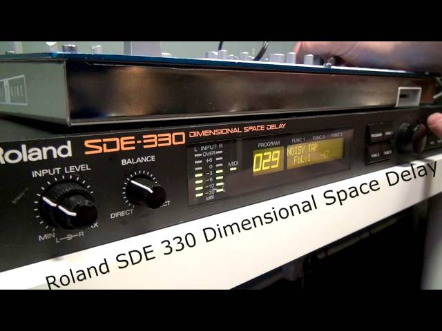 Roland SDE 330 Dimensional Space Delay - YouTube