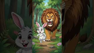 The Clever Rabbit and the Lion #panchatantrastories #kidsstories #shortstories