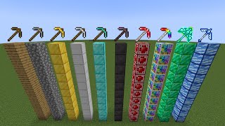 Which Minecraft Pickaxe Is The Fastest ???