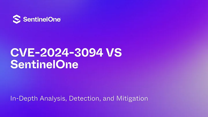 XZ Backdoor (CVE-2024-3094) VS SentinelOne: Detection and Mitigation