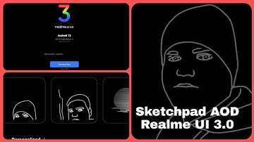 Realme UI 3.0 new always on display feature / portrait silhouette AOD / Realme GT Master Edition