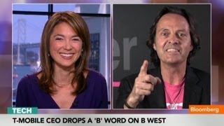 T-Mobile CEO Drops a `B' Word on BWest