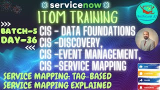 ITOM Training || Batch 5 || Day 36 || Service Mapping: Tag-Based Service Mapping Explained #itom