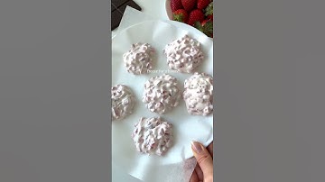 Healthy Dessert Recipe: Chocolate Strawberry Bites😍 #healthydessert #quickdessert #easydessert