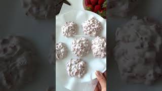 Healthy Dessert Recipe: Chocolate Strawberry Bites😍 #healthydessert #quickdessert #easydessert