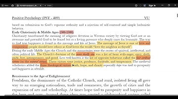 PSY409 Positive Psychology Short Lesson 03 | PSY409 Midterm & Finalterm Short Lectures | VU Course