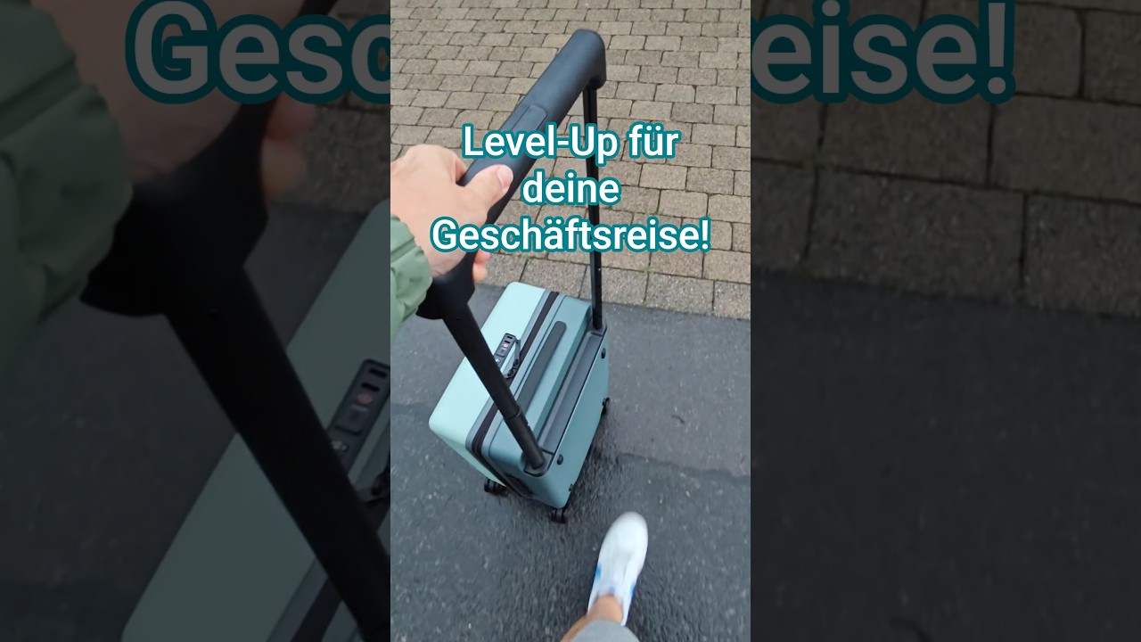 Level-Up für deine Reise dank des praktischen Koffers von Level8! 