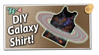 DIY Galaxy Shirts - The Wonderly Way