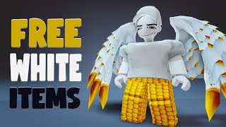 BEST FREE WHITE ROBLOX ITEMS 😳🌽