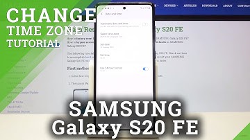How to Change Date and Time in SAMSUNG Galaxy S20 FE – Set Time and Date