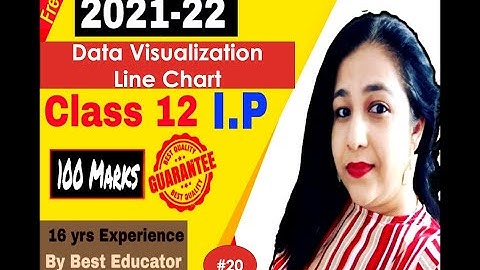 Data Visualisation : Creating a Line Chart | CBSE Class 12 I.P. | Term1 Syllabus #cbse #k12 #term1