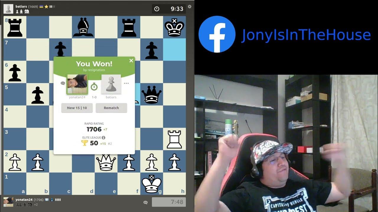 Going back to 1700 ELO in YouTube