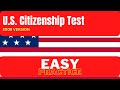 2024 (EASY Answer) USCIS Official 100 Civics Questions &amp; Answers for US Citizenship Interview 2024