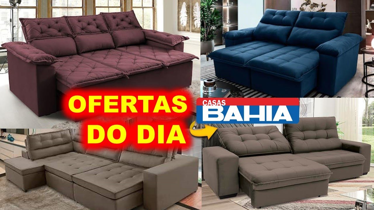 SOFÁ CASAS BAHIA - PROMOÇÃO DE SOFÁS NAS CASAS BAHIA | ACHADOS CMNASCIMENTO