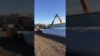 Richiger EA910 Grain Bag Unloader Demo December 2016