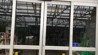Stanley automatic door at Lowes garden center in Parker Colorado