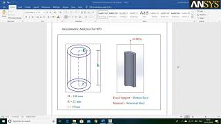 Axisymmetric analysis for 90 degree angle of rotation | Ansys | PCE | Pranita Thakur