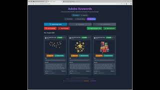 Free INSTANT Adobe stock Keywording and titling tool