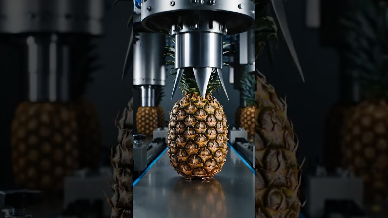 Inside a Modern Pineapple Factory 🍍 | From Raw Pineapple to Canned Food