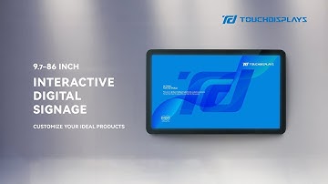 Best Touch screen All-in-one! Interactive Digital Signage | Industrial Retail AD