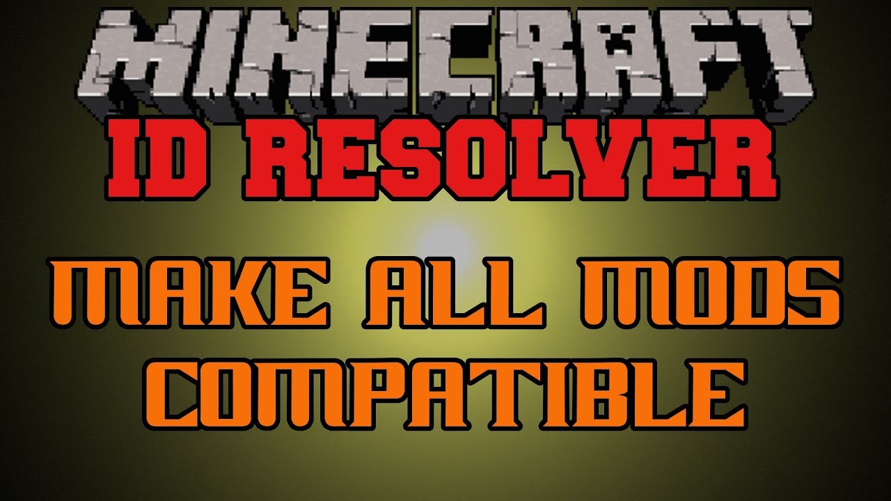 Minecraft Mod Showcase - ID Resolver - How to Change Block IDs - YouTube