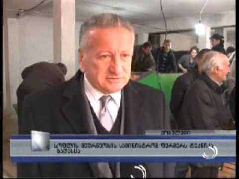 კოოპერატივ \"ლეღვას\" მანდარინის დამკალიბრებელი ხაზი გადაეცა