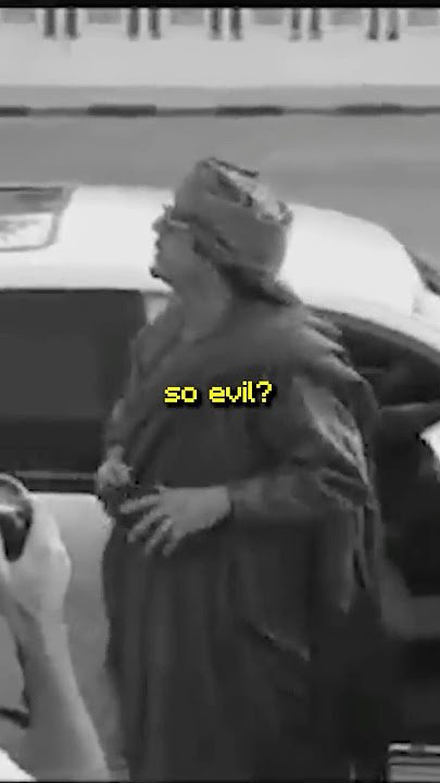Evil Things Gaddafi Did