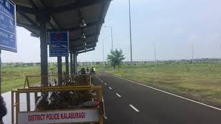 Air india landing at kalaburagi airport