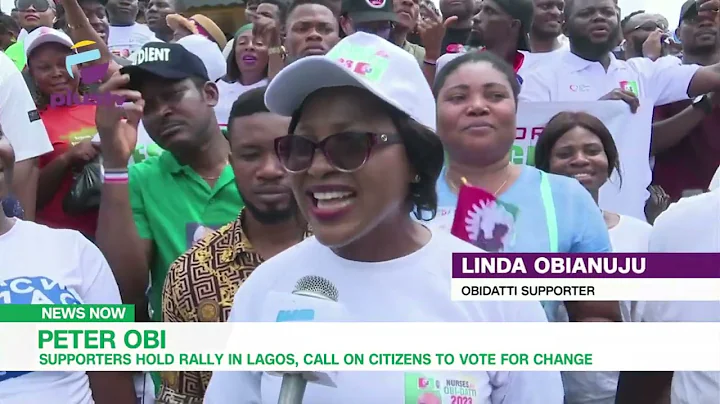 Peter Obi Supporters Hold Rally In Lagos, Call On Citizens To Vote For Change | NEWS