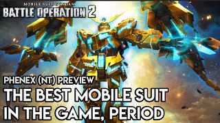 Mobile Suit Gundam Battle Operation 2 Sneak Preview -  Phenex (NT)