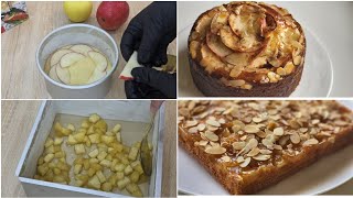 كيكة التفاح الإقتصادية وصفة لقهوة العصر بطريقتين🥧🍎🍏