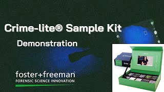 Crime-lite® Interactive Evidence Sample Kit Showcase - foster+freeman