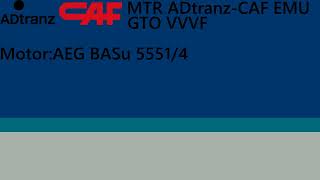 [Audio] ADtranz CAF EMU RM Mode to depot