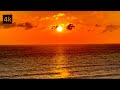 Perfect Sunrise At The Beach With Calming Sound Of Waves One Hour 4K Ultra HD