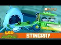Let&#39;s rescue the STINGRAY stuck under a ROCK! | Leo the Wildlife Ranger S3E07 | @mediacorpokto