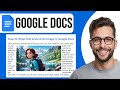 How To Wrap Text Around An Image In Google Docs