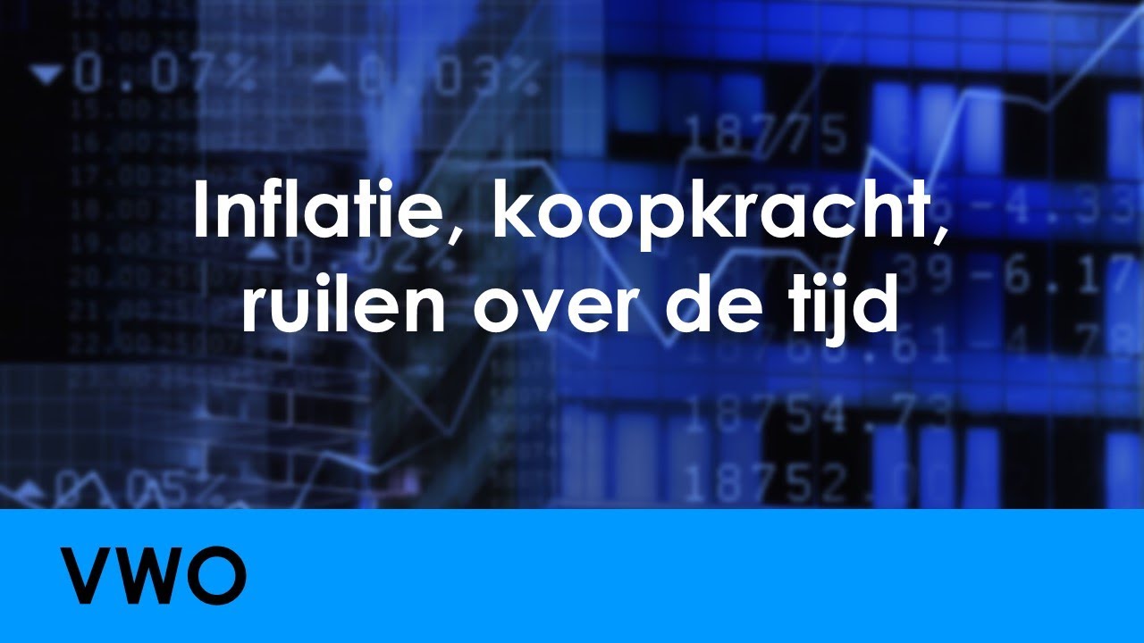 Inflatie, koopkracht, rekenen RIC, NIC en PIC, ruilen over de tijd