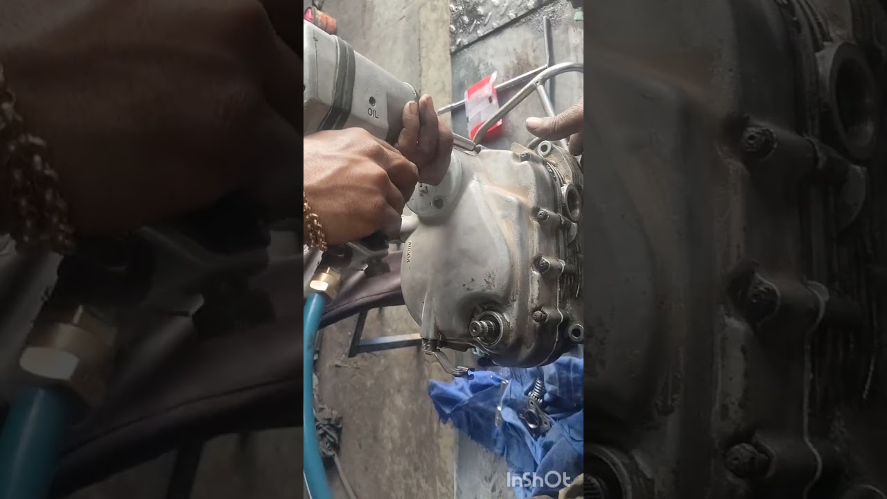 TVs victor GL, engine servicing 