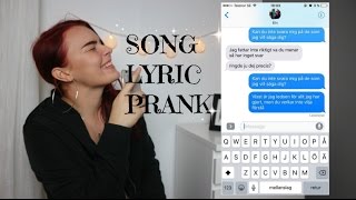 SONG LYRIC PRANK PÅ ELIN ( Adele - Hello swedish version)