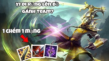 LIÊN MINH TỐC CHIẾN||Hướng dẫn cách lên đồ Master Yi đi rừng cho người mới chơi cực mạnh