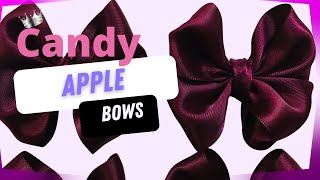 PLUM Candy Apple Bows