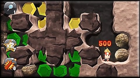 Boulder Dash 30th Anniversary Game (Intro Caves world) (Android & iOS)