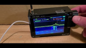Tuning 49 meter band shortwave Chinese DSP SDR receiver with YouLoop antenna